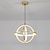 halpa Riipusvalot-40 cm ympyrä / sormus design riipus valo led metallipallo pyöreä maalattu viimeistely moderni 220-240v
