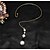 cheap Necklaces-1pc Pendant Necklace For Women&#039;s Pearl Anniversary Party Evening Gift Alloy Vertical / Gold bar