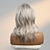 cheap Human Hair Capless Wigs-Human Hair Blend Wig Medium Length Natural Wave Side Part Layered Haircut Asymmetrical With Bangs Blonde Cosplay Curler &amp; straightener Natural Hairline Capless Burmese Hair Women&#039;s All Golden Brown