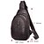 cheap Men&#039;s Bags-Men&#039;s Wallet Sling Shoulder Bag Crossbody Bag Sheepskin Daily Zipper Crocodile Black Coffee