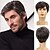 abordables Perruques Synthétiques-perruque pour hommes courte brun clair costume remplacement de cheveux synthétique cospaly perruques de cheveux d&#039;halloween
