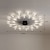 baratos Candeeiros de Teto-128 cm estilo nórdico luz de teto led design de fogo de artifício metal sala de estar 220-240v