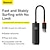 cheap USB Hubs &amp; Switches-Baseus Lite Series Ethernet Adapter USB to RJ45 LAN Port (100Mbps) Black