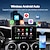 Недорогие автомобильные адаптеры-Carlinkit CPC200-CP2A Беспроводная игра Управление голосом Беспроводной CarPlay Беспроводная связь Android Auto для