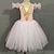 voordelige Balletkleding-Ballet Tutu-jurk Kleding Strass Kant Borduurwerk Voor meisjes Prestatie Opleiding Mouwloos Hoog Polyester Netstof