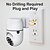 cheap Indoor IP Network Cameras-Portable Punch-free HD Night Vision Surveillance Wifi Wireless Shaking Head Wall Plug Camera Remote Home Camera