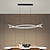 halpa Riipusvalot-100 cm led-riippuvalaisin design metalli taiteellinen tyyli moderni kattokruunu moderni yksinkertainen pohjoismainen minimalistinen valo luksusravintola pitkä baaripöytä ruokasali 110-120v 220-240v