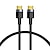 hesapli HDMI Kablolar-baseus cafule 4khdmi erkek 4khdmi erkek adaptör kablosu