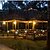 abordables Guirlandes Lumineuses LED-10m solaire lierre fleur guirlandes lumières de jardin en plein air étanche 10led gloire du matin solaire fée guirlandes décoratives pour jardins yard décoration éclairage