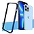 cheap iPhone Cases-Phone Case For Apple Bumper iPhone 13 12 Pro Max Mini Bumper Frame Ultra-thin Shockproof Solid Colored TPU Aluminum Alloy Metal