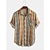 billige grafiske skjorter til mænd-udenrigshandel ønske hawaii herre cardigan bomuld linned europæisk og amerikansk herreskjorte stribet tryk kortærmet skjorte herre