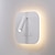 voordelige Wandverlichting voor binnen-8w moderne indoor wandlamp led wandkandelaar lezen spotlight met schakelaar 350 swivel 2 in 1 5w wandspot led wandlamp voor slaapkamer nachtkastje woonkamer studeerkamer