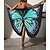 cheap Cover Ups-Women&#039;s Swimwear Beach Towel Normal Swimsuit Butterfly High Waisted Black Padded Bathing Suits Vacation Sexy Sports / New