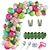 baratos festa de verão havaiano-109 pcs balões tropicais arco guirlanda kit balões de confete ouro verde rosa com folhas de palmeira para chá de bebê aniversário luau flamingo aloha suprimentos de festa