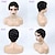 preiswerte Kappenlose Echthaarperücken-Brasilianische kurze Menschenhaarperücken mit Pixie-Schnitt, Fingerwellen, Frisuren für schwarze Frauen, volle maschinell hergestellte Perücken, kurze Perücken