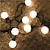 ieftine Fâșii LED-lumini de vacanță în aer liber solare 5cm lumină cu șir de minge mare 5m-20leds 3,5m-10leds zână bec lumini patio nunta de Crăciun grădină decorare de vacanță lampă