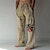 tanie Męskie spodnie na co dzień z nadrukiem-Męskie Spodnie Letnie spodnie Spodnie plażowe Prosta Elastyczna konstrukcja ze sznurkiem Przednia kieszeń Prosta noga SPIDER Wzory graficzne Komfort Miękka Codzienny Moda Duży i wysoki Biały Zielony