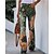 cheap Women&#039;s Pants-Women&#039;s Fashion Casual / Sporty Print Trousers Full Length Pants Micro-elastic Casual Daily Flower / Floral High Waist Loose Green Blue Dark Green Orange Red S M L XL XXL
