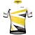 cheap Men&#039;s Jerseys-21Grams Men&#039;s Cycling Jersey Short Sleeve Bike Jersey Top with 3 Rear Pockets Mountain Bike MTB Road Bike Cycling Breathable Moisture Wicking Quick Dry Reflective Strips Yellow Red Royal Blue UK