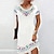Χαμηλού Κόστους Print Φορέματα-Γυναικεία Φόρεμα ριχτό Φλοράλ Στάμπα Στρογγυλή Ψηλή Λαιμόκοψη Μίνι φόρεμα Κλασσικό Καθημερινά Κοντομάνικο Καλοκαίρι