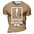 Χαμηλού Κόστους ανδρικό μπλουζάκι 3d-Ανδρικά Μπλουζάκι Γραφικά μπλουζάκια Αστεία μπλουζάκια ταλαιπωρημένο μπλουζάκι Κινούμενα σχέδια Γράμμα Γραφικά Σχέδια Στρογγυλή Ψηλή Λαιμόκοψη Μαύρο Θαλασσί Πράσινο του τριφυλλιού Χακί Γκρίζο 3D