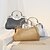 cheap Clutches &amp; Evening Bags-Women&#039;s Evening Bag Polyester PU Leather Crystals Chain Solid Color Vintage Party Party / Evening Black Silver Gold