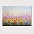 זול ציורי נוף-ציור שמן בעבודת יד קנבס קיר אמנות קישוט מופשט סכין ציור נוף פרח לעיצוב הבית מגולגל ללא מסגרת ציור לא מתוח