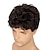 Χαμηλού Κόστους Ανδρικές περούκες-ανδρική καφέ κοντή περούκα σγουρά αφράτα φυσικά συνθετικά μαλλιά κτυπήματα cosplay full περούκα για άνδρες