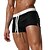 cheap Running &amp; Jogging Clothing-Mens Swim Trunk Quick Dry Light Weight Short Pants Drawstring Board Shorts Black2-M