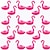 billige Sport og moro utendørs-basseng flyter,5/10/15/20 stk tropisk flamingo festdekorasjon flyte oppblåsbar drikke koppholder hage basseng hawaii fest hawaiisk leketøy event fest rekvisita, oppblåsbar for pool candy