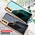 cheap Samsung Cases-Luxury Plating Painted Tempered Glass Phone Cases for Samsung Galaxy S23 S22 Ultra Plus Deer Patterned Camera Protection Back Cover