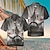 voordelige Hawaiiaans overhemd voor heren-Voor heren Overhemd Grafisch overhemd Bowlingbal Strijkijzer Grijs 3D-afdrukken Buiten Straat Korte mouw 3D Button-omlaag Kleding Modieus Ontwerper Casual Ademend