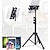 cheap Table Top-Universal Tripod Stand Retractable Adjustable 180 Degree Rotating Tablet Holder Stand Tripod Mount Suitable For Cell Phone Tablet Tripod