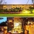 baratos Candeeiros Luzes de Exterior-2/4 pcs luzes de parede solar lâmpada de parede ao ar livre led luz de chama para pátio ao ar livre jardim jardim lâmpada de decoração doméstica