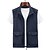 abordables ropa exterior activa para hombres-Hombre Chaleco de pesca Chaleco para senderismo Camiseta Al aire libre Transpirable Resistente al Agua Bolsillo con cremallera Multi bolsillo Poliéster Verde Ejército Caqui Azul Oscuro Caza Pesca