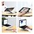 economico Gadget USB-supporto per laptop regolabile antiscivolo supporto per laptop desktop in alluminio carico 10 kg staffa di raffreddamento per laptop macbook tablet