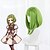 cheap Anime Wigs-Anime Toilet-Bound Hanako-kun Nanamine Sakura Cosplay Wig Medium Green Curly Party Hair with Braids St.Patrick&#039;s Day Wigs St.Patrick&#039;s Day Wigs