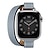 Χαμηλού Κόστους Ζώνες Apple Watch-Διπλή περιήγηση Συμβατό με Ζάντα ρολογιού Apple Watch 38mm 40mm 41mm 42mm 44mm 45mm 49mm Μεταλλικό κούμπωμα Ρυθμιζόμενο Γνήσιο δέρμα Ανταλλακτικό λουράκι ρολογιού για iwatch Ultra 2 Series 9 8 7 SE 6