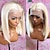 cheap Human Hair Lace Front Wigs-613 Blonde Bob Lace Front Human Hair Wig for Black Women 8-16 Inch 13x4 Brazilian Virgin Hair Straight 613 Lace Wig Pre Plucked with Baby Hair Bleached Knots Middle Part Colored Bob Wig 150%/180% Density