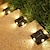 olcso Kültéri falilámpák-4db napelemes fali lámpa kültéri világítás vízálló otthoni terasz kerti erkély eltemetett pázsit lámpa sétány dekoráció éjszakai lámpák