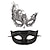 preiswerte Photobooth-Requisiten-Paar venezianische Masken Set Maskenball Maske Karneval Mardi Gras Abschlussball Maske Maskerade Party Masken