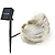 abordables Guirlandes Lumineuses LED-guirlande solaire extérieure 20m 200leds guirlandes solaires extérieures 8 fonctions lumières de fées imperméables extérieures jardin noël mariage fête d&#039;anniversaire décoration de vacances lumière