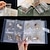 baratos Guarda-jóias &amp; Cosmética-Álbuns de armazenamento de joias transparentes presentes com bolsa zip-lock, anéis de colar reutilizáveis, capa de exibição de brinco portátil