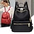 cheap Stationery-School Backpack Bookbag Solid for Student Women Multi-function Water Resistant Wear-Resistant Oxford Cloth School Bag Back Pack Satchel 18 inch