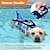 cheap Dog Clothes-Dog Life Jacket Shark Large Pet Life Safety Vest for Swimming Boating, Adjustable High Visibility Dog Shark Life Vest with Safety Handle, Pet Life Preserver with Superior Buoyancy for Large Medium Small Dogs