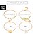 cheap Bracelets &amp; Bangles-4pcs Women&#039;s Chain Bracelet Retro Vintage Theme European Alloy Bracelet Jewelry Gold For Gift Daily Formal Festival