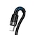 Недорогие Кабели Micro USB-BASEUS USB-кабель типа C 40W 3 фута USB-A к USB-C 5 A Быстрая зарядка Прочный Анти-складывание Двустороннее соединение USB вслепую Назначение Xiaomi Huawei Аксессуар для мобильных телефонов
