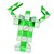 cheap Magic Cubes-Magic Snake Cube Twist Puzzle 72 Wedges Sensory Fidget Stocking Stuffers Large Size Teenagers Party Favors Green
