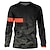 preiswerte Radtrikot Herren-21Grams Herren Downhill Jersey Langarm Fahhrad Shirt mit 3 Gesäßtaschen MTB Mountain Rennrad Atmungsaktiv Feuchtigkeitsableitung Weich Schnelltrocknend Silber Dunkelgrau Schwarz camuflaje Polyester