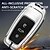 cheap Car Safety &amp; Security-New Audi Car with Metal Silicone Key Cover Shell Remote Control Cover Car Styling Key Chain Auto Accessories Button New Car Remote Control Key Cover